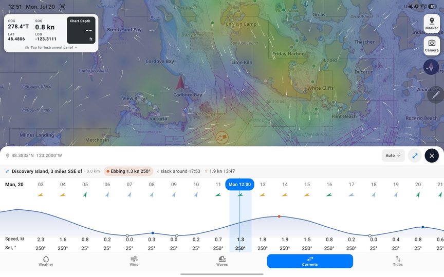 带着天气预报出海 - 14 天的离线天气与海况预报